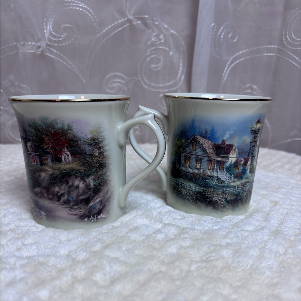 Lenox “The Light in the Mist” Collection Mugs (2)